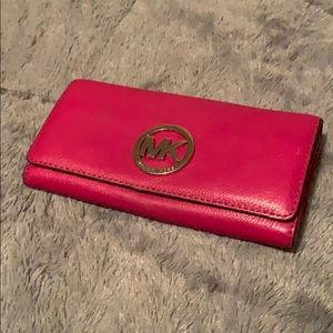 Pink Michael Kors wallet